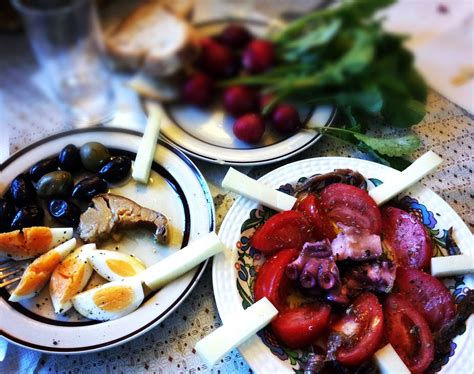 Simple Greek meze (mezedaki) -small appetizers to accompany ouzo or tsipouro. Pinned by ...