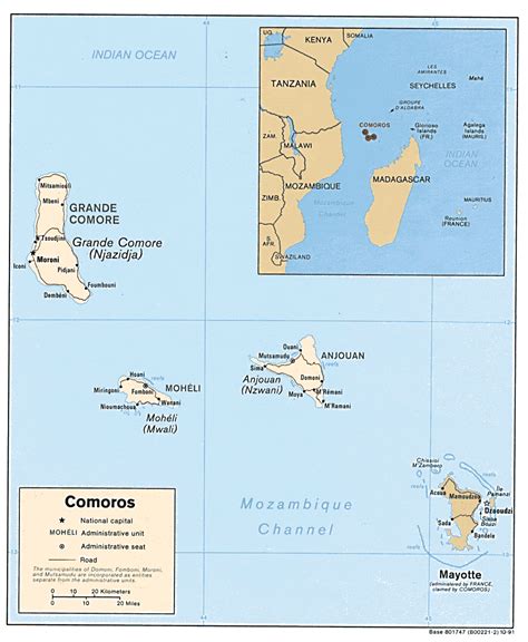 Mayotte Regional Map - Mayotte • mappery