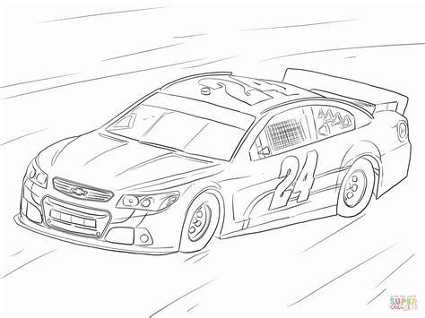 Easy Nascar Coloring Pages - Inerletboo