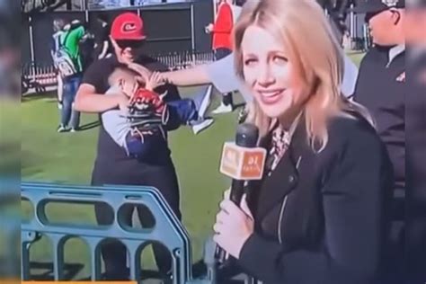 Ruthless Throw from MLB Reporter Will Make You Cringe - Free Beer and ...