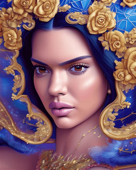 Hispanic Kendall Jenner As Cinderella Animated High Energy Disney · Creative Fabrica