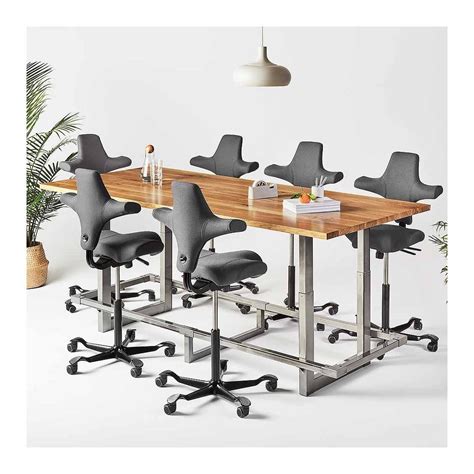 Jarvis Bamboo Adjustable-Height Conference Table | Conference table ...