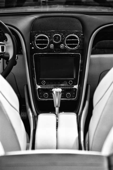 The Interior of a Full-size Luxury Car Bentley New Continental GT V8 Convertible Editorial Image ...