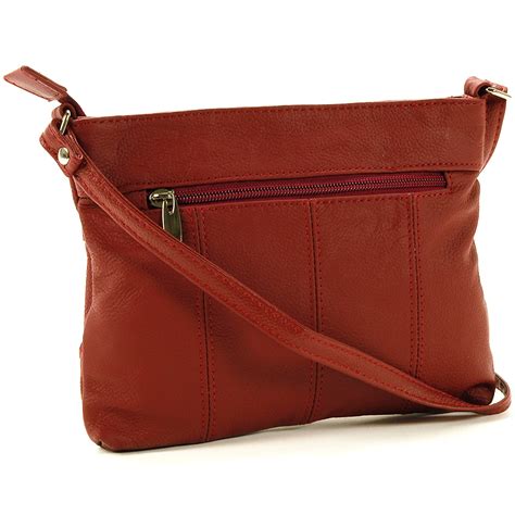 Women's Genuine Leather Handbag Cross Body Bag Shoulder Bag Organizer Mini Purse