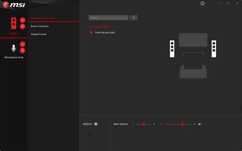 Realtek Audio Console not showing Device Advanced Settings | MSI Global English Forum