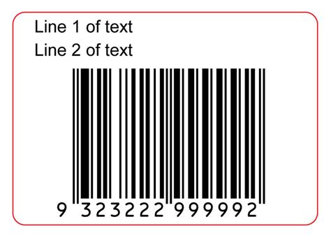 45x35mm EAN13 GS1 Permanent Labelanent Product Barcode Label - Thermal Labels