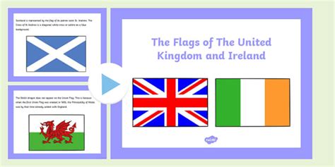 UK Flags PowerPoint – Flags of the British Isles for Kids