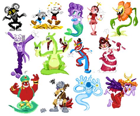 Cuphead Pixels by knockabiller | Pixel characters, Vintage cartoon, Pixel art