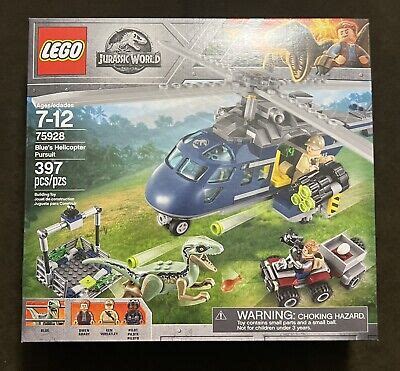 LEGO Jurassic World Blue's Helicopter Pursuit 75928 Park Retired NEW | eBay