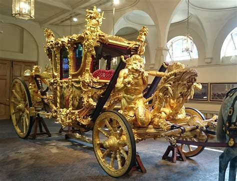 Regency History: The Gold State Coach at the Royal Mews, Buckingham Palace