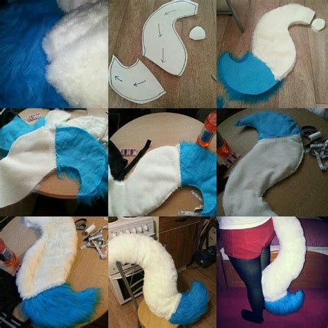 Diy fursuit tail | Furry costume, Fursuit tutorial, Furry suit