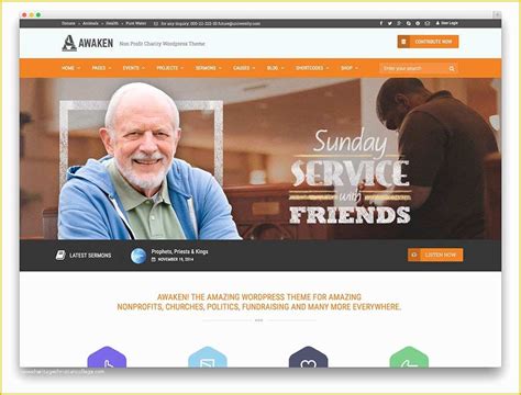 Free Non Profit Website Templates Of 17 Best Wordpress themes for Non Profit Charity ...