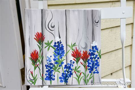 How to Paint Texas Bluebonnets - Pamela Groppe Art - Acrylic Painting ...