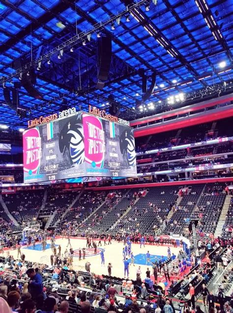 Photos of the Detroit Pistons at Little Caesars Arena