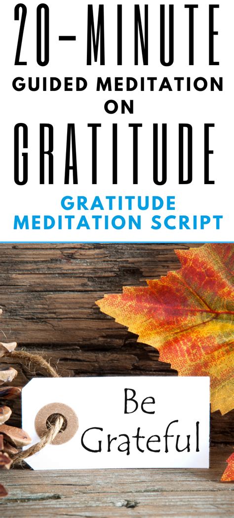 Gratitude Meditation Script [20-minute Guided Meditation]