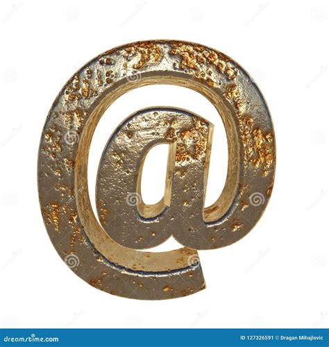 Rusted metal symbol @ stock illustration. Illustration of rust - 127326591