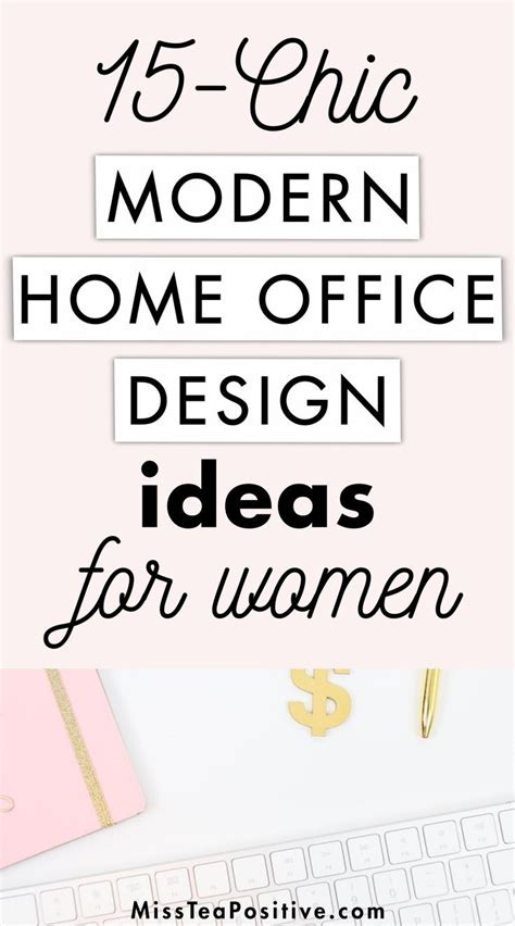 15 Stylish Home Office Decor Ideas for the Girl Boss | Miss Tea Positive