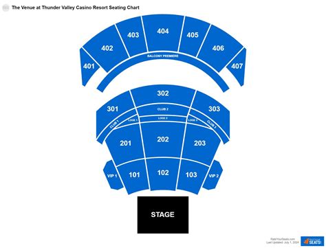 The Venue at Thunder Valley Casino Resort Seating Chart - RateYourSeats.com