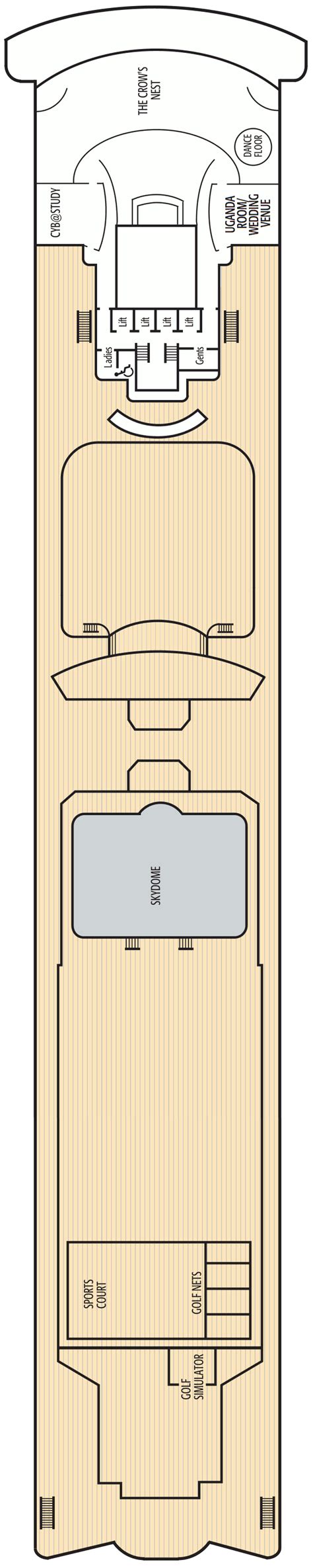 Aurora Deck Plans - Cruiseline.com