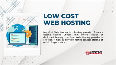 Low Cost Web Hosting