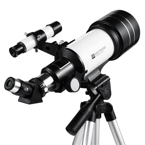 DARTWOOD Astronomical Telescope 360-Degree Rotational Telescope - Multiple Eyepieces Included ...