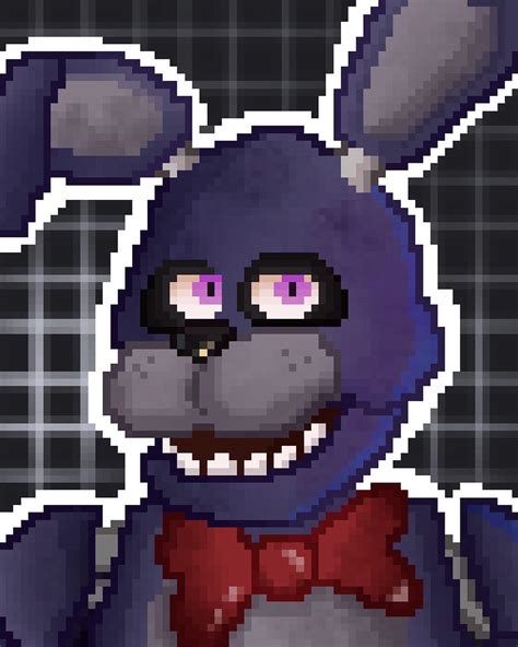 Pixel Art Bonnie! : r/fivenightsatfreddys