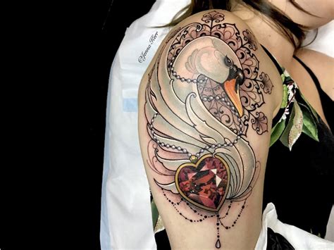 9 Awesome Swan Tattoo Designs And Ideas With Meanings