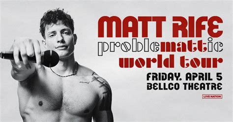 Matt Rife: ProbleMATTic World Tour