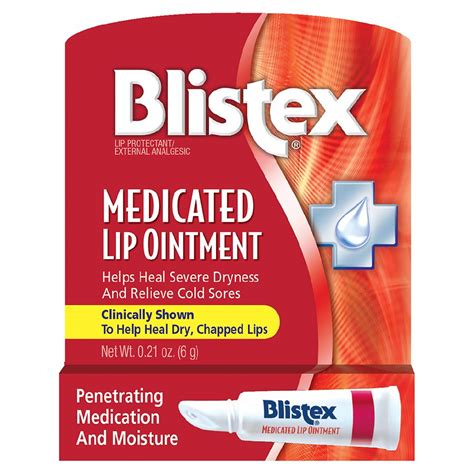 Blistex Medicated Lip Ointment for Severe Dry Lips and Relief from Cold Sores | Walgreens