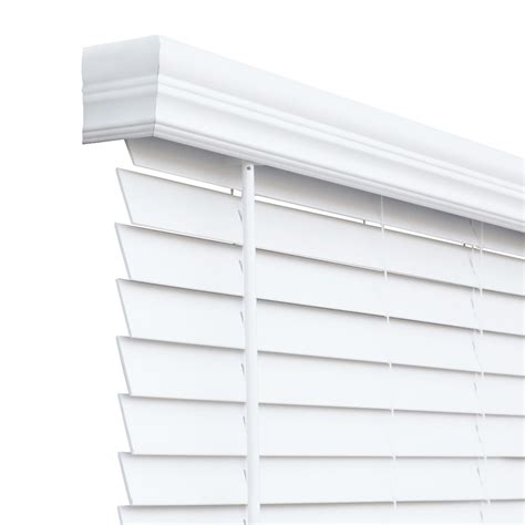 2" Faux Wood Window Blind, 34" x 36" White - Lowest Wholesale Pricing