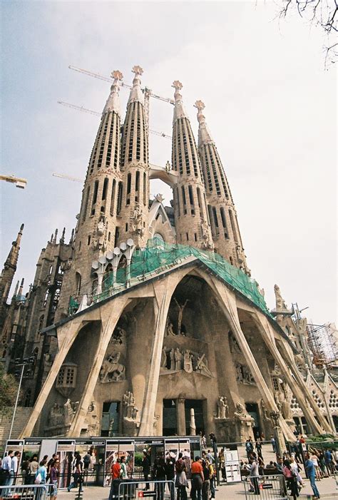 Barcelona, Spain - Sagrada Familia Basilica by Antoni Gaudí. Original ...