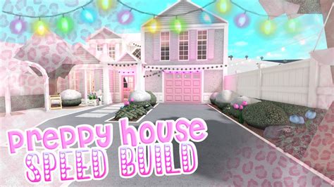 *PREPPY* HOUSE speed build! || BLOXBURG || - YouTube