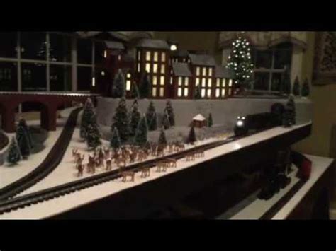 Lionel polar express layout for 2015 - YouTube