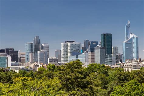 HD wallpaper: Wide angle shot of the skyscrapers in La Défense district ...