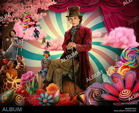 TIMOTHEE CHALAMET in WONKA, 2023, directed by PAUL KING. Copyright ...