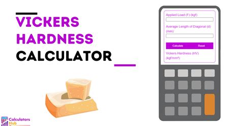 Vickers Hardness Calculator Online