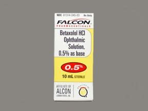 Betaxolol Ophthalmic (Eye): Uses, Side Effects, Interactions, Pictures, Warnings & Dosing - WebMD