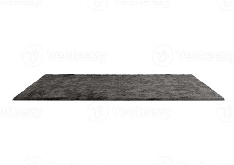 Black rug isolated on a transparent background 21597166 PNG