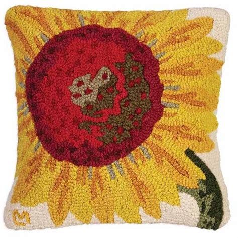 Sunflower Up Close 18"x18" Pillow by Chandler 4 Corners | America the Beautiful Country Store