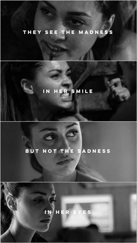 They see the madness in her smile | Raven Reyes | The 100 grounders, The 100 clexa, The 100 raven