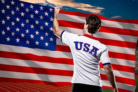 1,100+ American Flag Stadium Stock Photos, Pictures & Royalty-Free ...