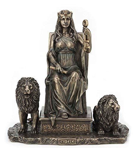 7.5" Greek Mother of Gods - Cybele (Rhea) Statue Sculpture Figure - Candles