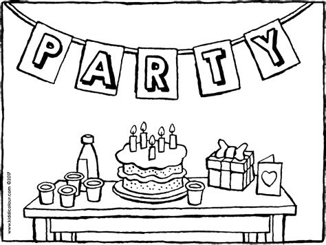 Birthday Party Drawing at GetDrawings | Free download