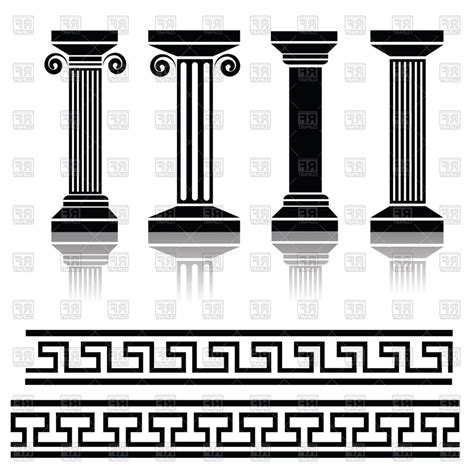 Greek Pillar Vector at Vectorified.com | Collection of Greek Pillar Vector free for personal use