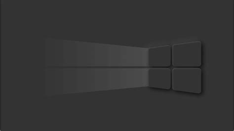 3840x2160 Resolution Windows 10 Dark Mode Logo 4K Wallpaper - Wallpapers Den