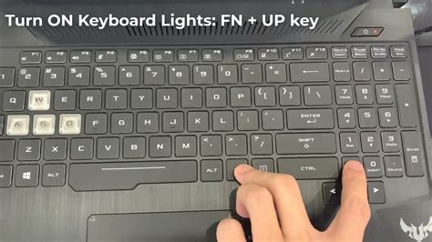 How to Turn On/Off Keyboard Lights on ASUS TUF Gaming laptop - YouTube