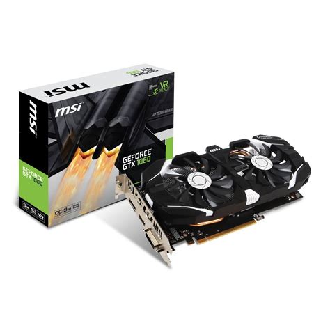 MSI MSI NVIDIA GeForce GTX 1060 3GB OC Graphics Card - VR READY - VR ...