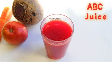 ABC juice recipe, ABC drink - Sandhya's recipes