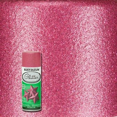 Rust-Oleum Specialty 10.25 oz. Bright Pink Glitter Spray Paint-276287 - The Home Depot