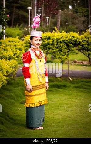 Beautiful young Khasi girl in Traditional Dress photo shoot in Shillong ...